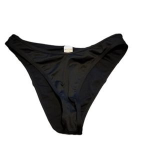 Pretty Little Things Black High Cut Bikini Bottoms